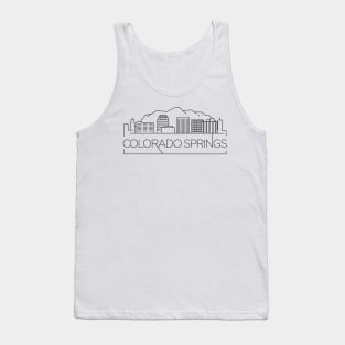 Colorado Springs Minimal Skyline Tank Top